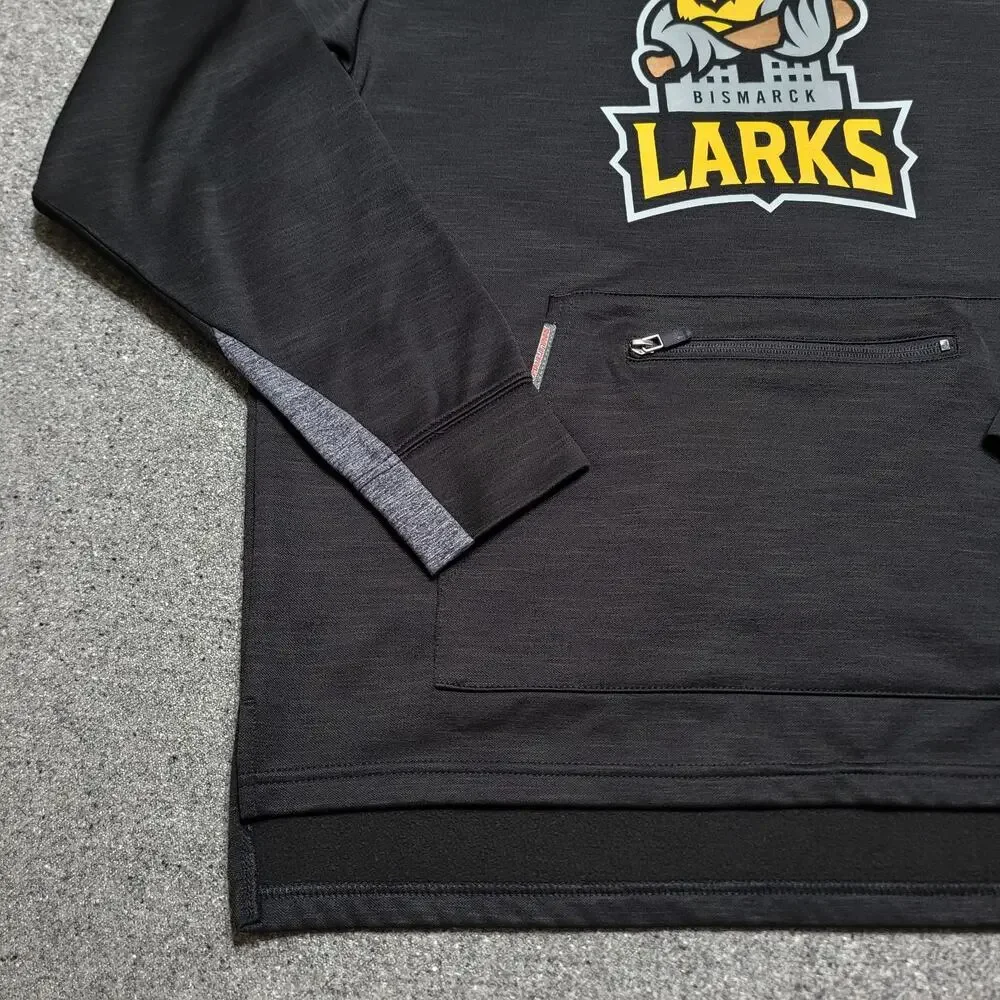 Bismark Larks Hoodie Mens Extra Large Black Rawlings Sweatshirt NWL Sweater